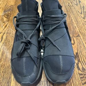 Y-3 Qasa All Black Size 12